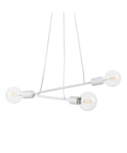 LAMPADARIO 3 LUCI ONLI "BOOMERANG" BIANCO E27